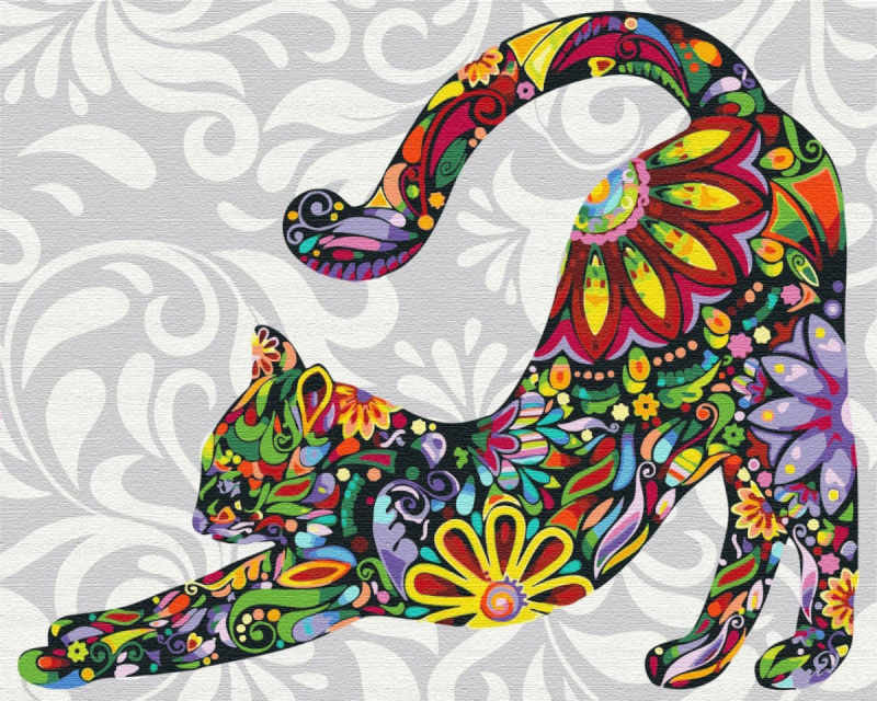 Symag Picture Paint it! Flower cat