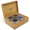 Bredemeijer teekarp puruteele Teabox Bamboo with 4 Tea Caddys & Measurer 184010