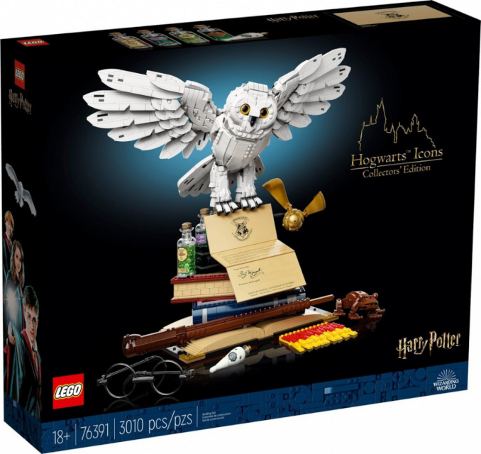 Lego klotsid Harry Potter 76391 Sigatüüka ikoonid – Hedwiga (kollektsionääride väljaanne)