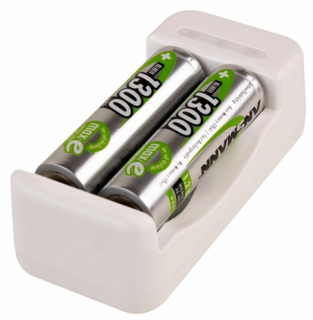 Ansmann laadija Charger Basic II + 2xAA 1300mAh akut