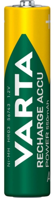 Varta akud Recharge Power 550mAh AAA Micro NiMH 4tk