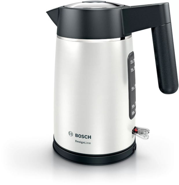 Bosch veekeetja TWK5P471 DesignLine Electric Kettle 1,7L, must/hõbedane