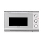 Caso miniahi Compact Oven TO 20 SilverStyle 20 L, Electric, Easy Clean, Manual, Height 27 cm, Width 45 cm, hõbedane