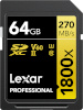 Lexar mälukaart SDXC 64GB Professional 1800x UHS-II U3 V60 R270/W180