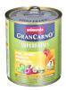 Animonda koeratoit GranCarno Superfoods flavor: chicken, spinach, raspberry, pumpkin seeds - 800g can
