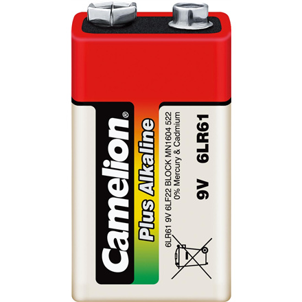 Camelion patareid Plus Alkaline 9V block (6LF22)