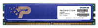 Patriot mälu 8GB 1333MHz DDR3 Non-ECC CL9 1.5V