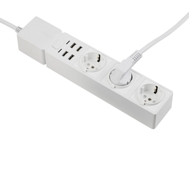 Edimax nutipikendusjuhe HOME SMART WiFi POWER STRIP (3 EU type AC outputs + 4 USB outputs)