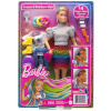 Barbie mängunukk Leopard Rainbow Hair (GRN81)