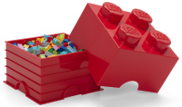 Lego klotsikast Storage Brick 4 (40031730C) punane
