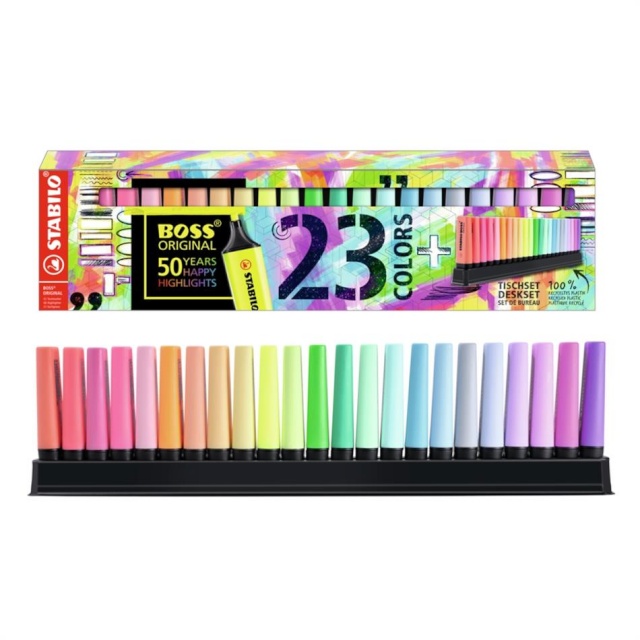 Pimeduses Helendavate Markerite Komplekt Stabilo Täiskomplekt 23 Tükid, osad