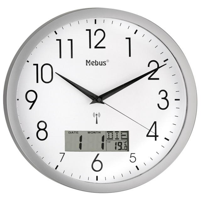 Mebus seinakell 19422 Radio controlled Wall Clock