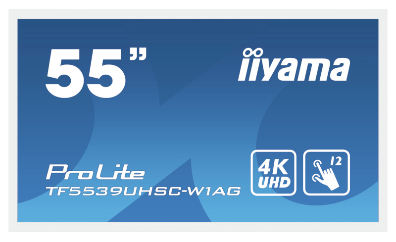 iiyama monitor 55" TF5539UHSC-W1AG 16:9 Touch HDMI+DP