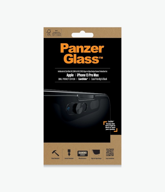 Panzerglass CamSlider Privacy AB iPhone 13 Pro Max Tempered Glass