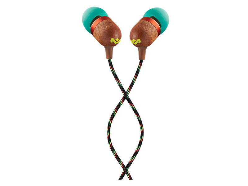 Marley Smile Jamaica Earbuds, In-Ear, Wired, mikrofon, Rasta