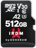 Goodram mälukaart IRDM microSDXC 512GB V30 UHS-I U3 + adapter