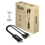 Club3D adapter HDMI 2.0 -> Displayport 1.2 4K 60Hz HDR M/F Active Adapter, must