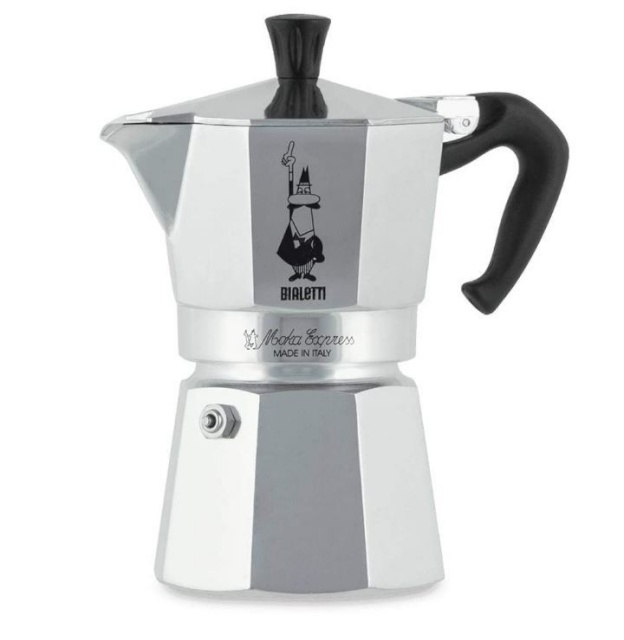 Bialetti espressokann Moka Express 4 tassile 0001164, hõbedane