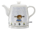 Pippi veekeetja 20130001 Ceramic Kettle, valge