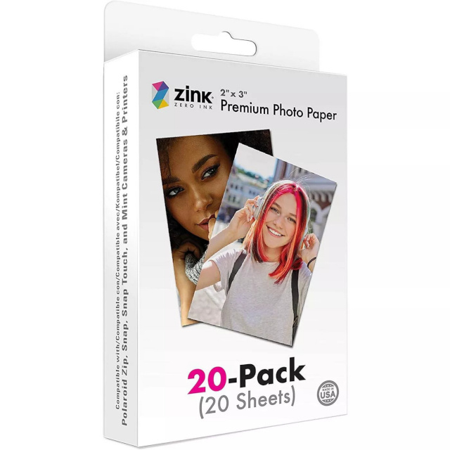 Polaroid fotopaber Zink Media 2x3" 20tk