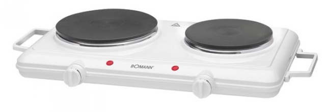 Bomann lauapliit 2 plaadiga DKP5028CB, valge