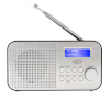 Adler kellraadio CR 1179 Digital Alarm Clock, hõbedane
