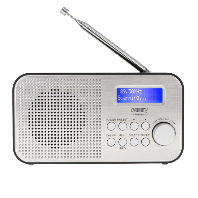 Adler kellraadio CR 1179 Digital Alarm Clock, hõbedane