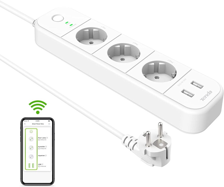 Tenda nutikas pikendusjuhe SP15 WiFi Smart Power Strip