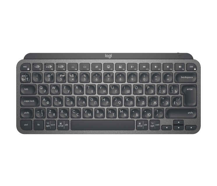 Logitech klaviatuur MX Keys Mini RUS (W), Tumehall