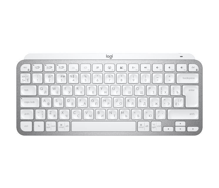 Logitech klaviatuur MX Keys Mini RUS (W), Helehall