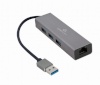 Cablexpert adapter USB AM Gigabit Network 3-Port USB 3.0 Hub