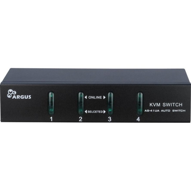 Inter-Tech KVM Switch AS-41UA VGA 4 Port