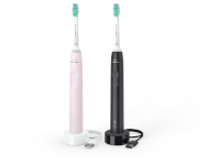 Philips hambahari Sonicare Electric Toothbrush HX3675/15 Rechargeable, For adults, Number of brush heads included 2, Number of teeth brushing modes 1, Sonic technology, must/roosa