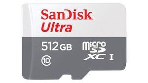 SanDisk mälukaart microSDXC Ultra 512GB 100MB/s Class 10