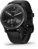 Garmin nutikell Vivomove Sport Hybrid, must