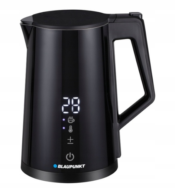 Blaupunkt veekeetja EKD601 electric kettle with display, 1.7 l, 2200 W, must