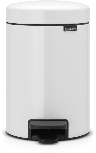 Brabantia prügikast Pedal Bin newIcon 3l, valge