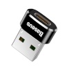 Baseus adapter Mini Type-C female to USB male, must (CAAOTG-01)