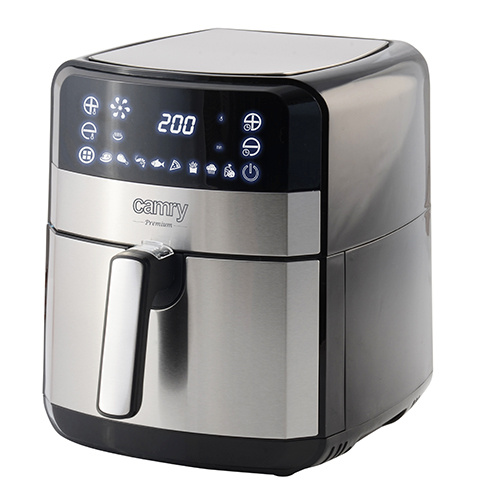 Camry kuumafritüür CR 6311 Airfryer Oven 1700W, roostevaba teras/must