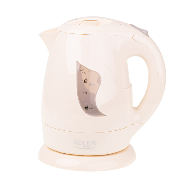 Adler veekeetja AD 08 b Kettle Plastic, 1L, beež