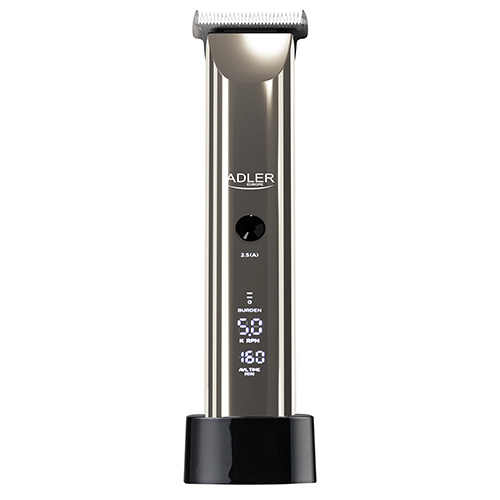 Adler juukselõikur AD 2834 Hair Clipper, LCD, hõbedane