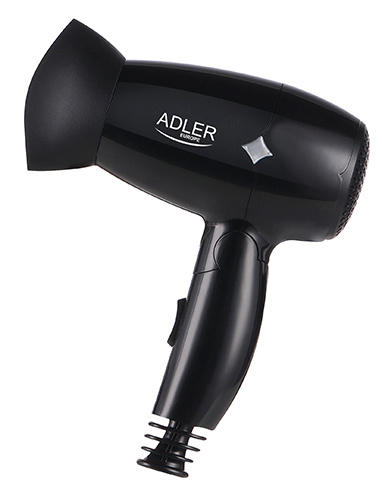 Adler föön AD2251 Hair Dryer, 1400W, must