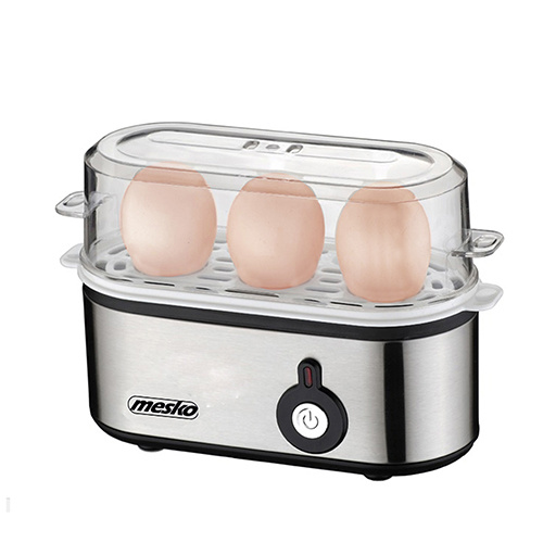Mesko munakeetja Mesko Egg boiler MS 4485 Stainless steel, 210 W, Functions For 3 eggs