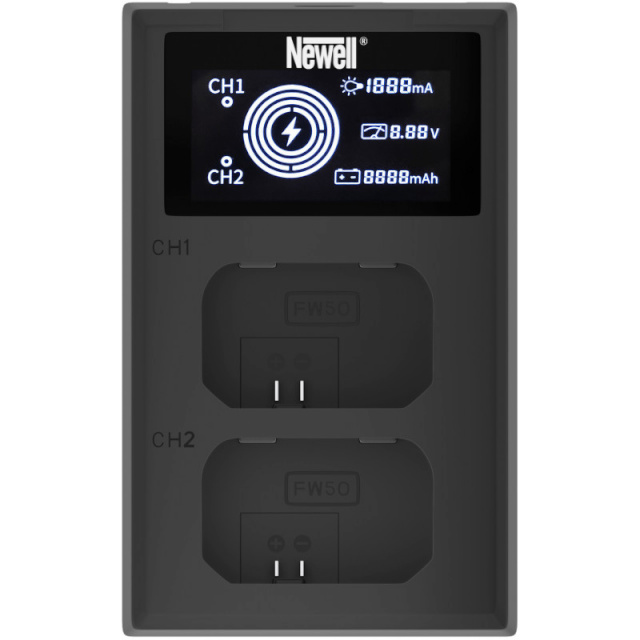 Newell akulaadija FDL-USB-C Dual-Channel (Sony NP-FW50)