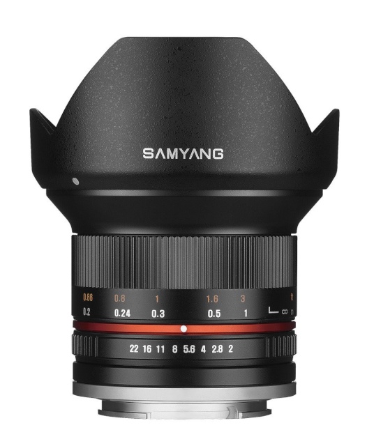 Samyang objektiiv 12mm F2 NCS CS Sony, must