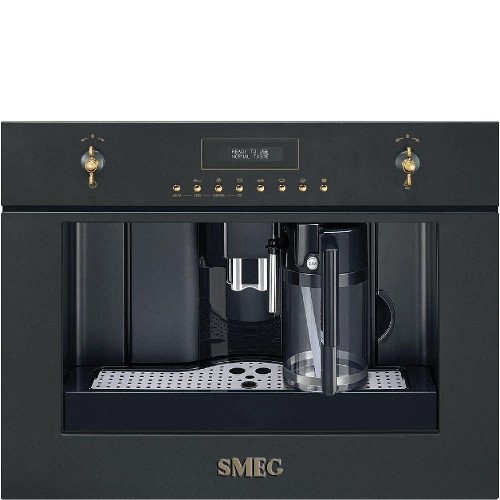 SMEG integreeritav espressomasin CMS8451A, automaatne piimavahustaja, Colonial/Cortina, antratsiit