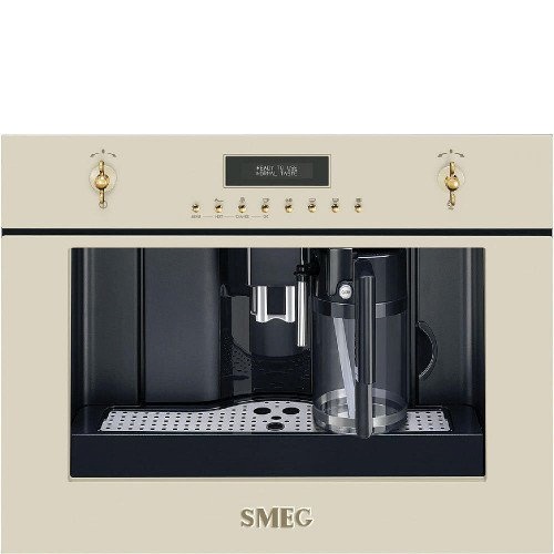 SMEG integreeritav espressomasin CMS8451P, automaatne piimavahustaja, Colonial/Cortina, kreem