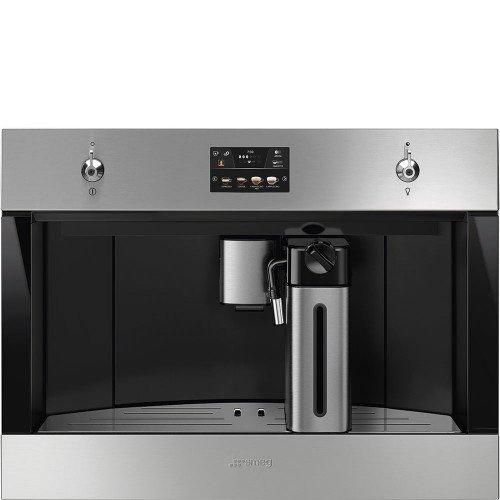 SMEG espressomasin Classic, integreeritav CMS4303X, automaatne piimavahustaja, roostevaba teras