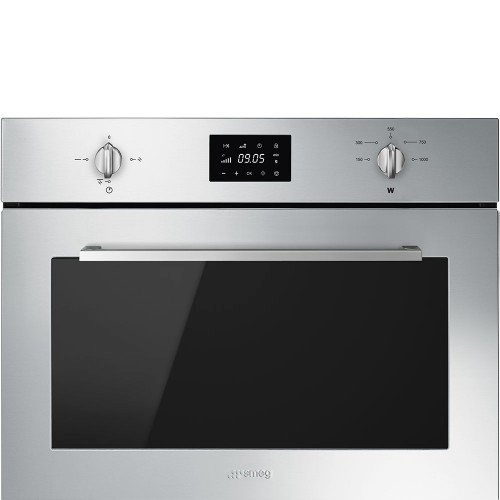 SMEG kompakt mikrolaineahi Selection, integreeritav SF4400MX, 32L, 1200/1000W, roostevaba teras
