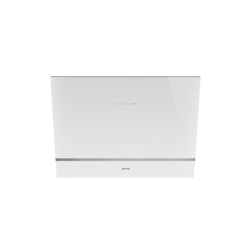 SMEG õhupuhastaja Linea, seina, 80 cm, 666 m3/h, 58 dB, valge klaas